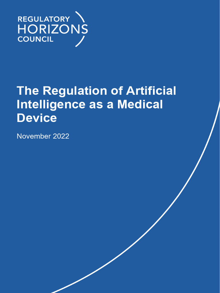 RHC Regulation of AI as a Medical Device Report | PDF | Medical Device ...