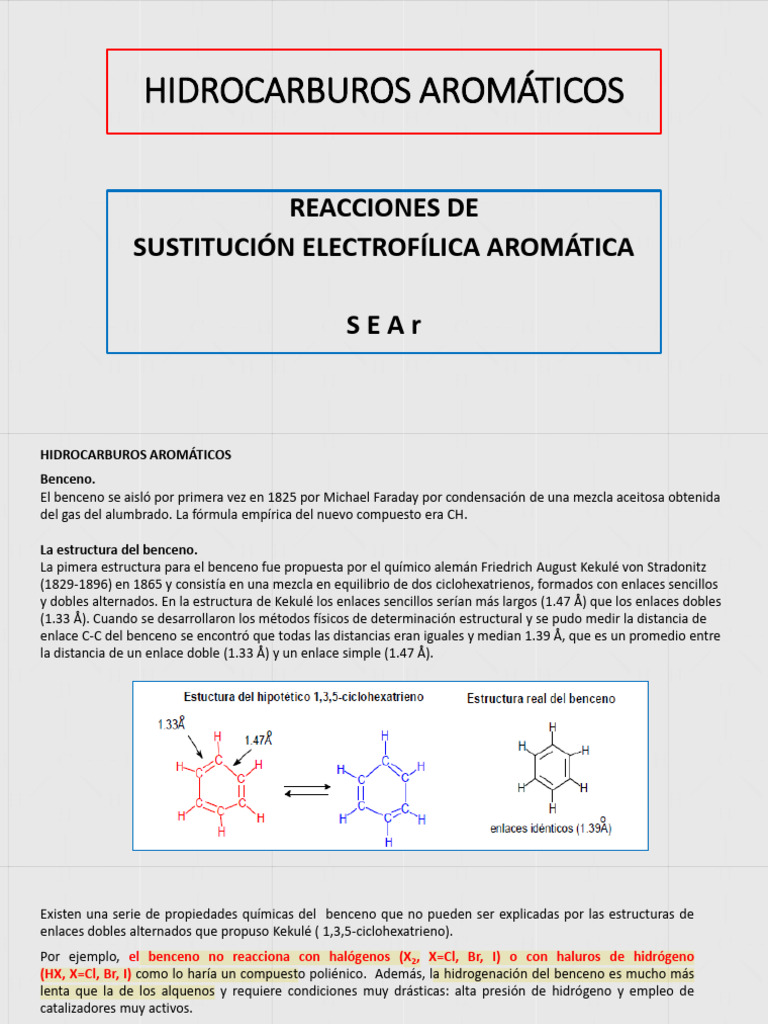 CLASE 5 AROMÁTICOS-SEAr | PDF | Benceno | Aromaterapia