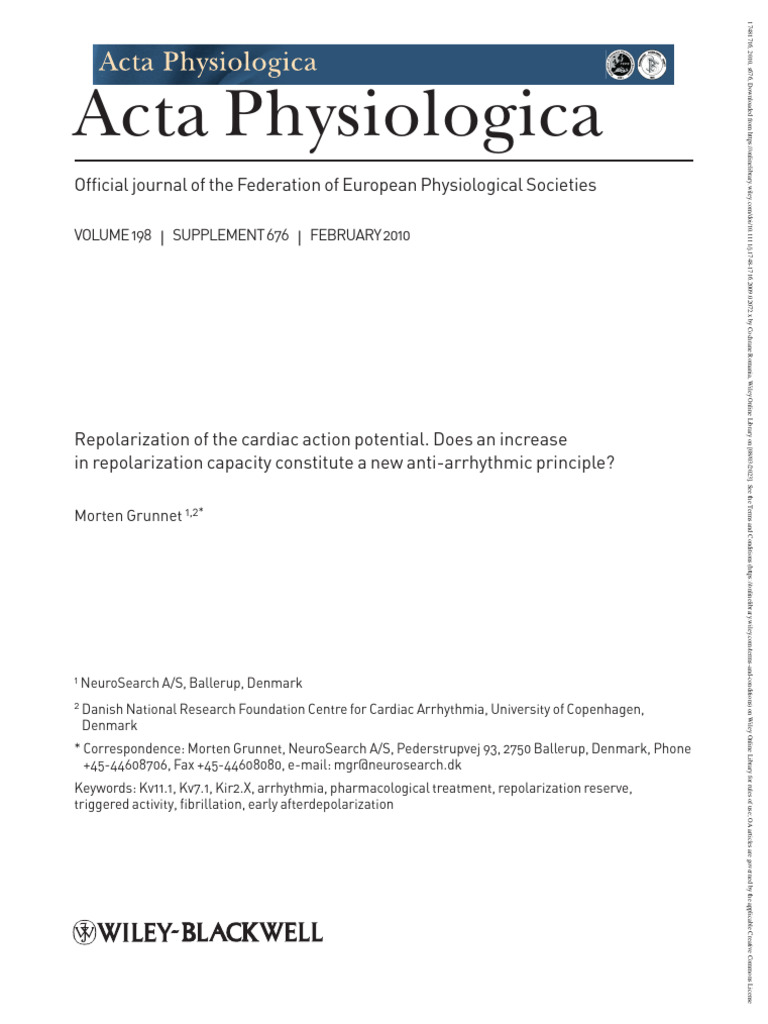 Cardiac Repolarization Insights | PDF | Heart | Electrocardiography