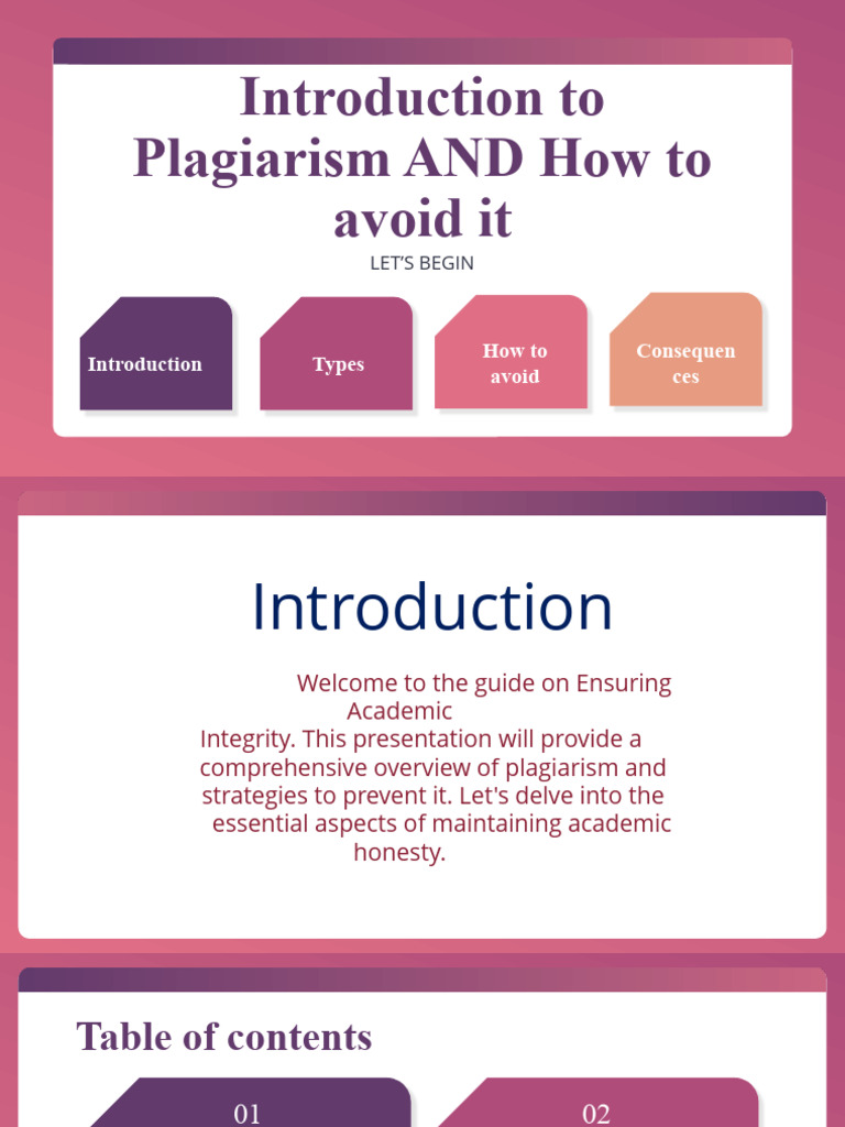 Understanding and Preventing Plagiarism | PDF | Plagiarism | Academic ...