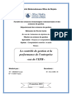 Le Contrôle de Gestion Et La Performance de L'entreprise Cas Pratiques Dlfbs HGGGG J Ffva KGGCHZ BBVVBZ JJBVBNZ