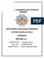 Lab Report: (Section: C) : University of Engineering and Technology Peshawar