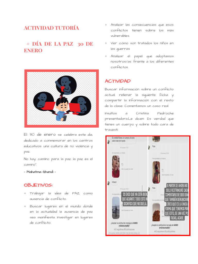 Actividades para el Día de la Paz | PDF | Paz