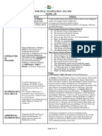 SRU-Class IX Final Exam Syllabus 2023-2024