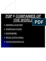 Top 5 Companies of The World