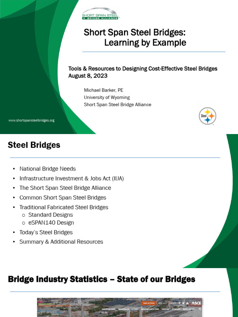 SSSBA Tools Resources Michael Barker Univ of Wyoming | PDF | Bridge | Steel