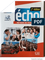 A1 Echo Methode de Franais Bookpdf PDF Free
