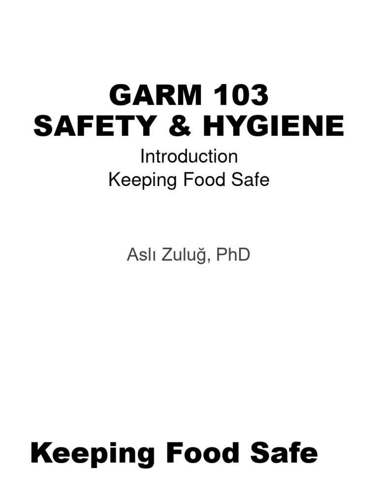 Food Safety and Hygiene Guidelines | PDF | Foodborne Illness | Hazards