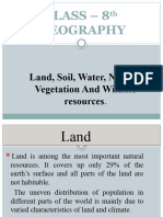 Land, Soil, Water, Natural Vegetation& Wildlife Resources (1) Dfsagefh