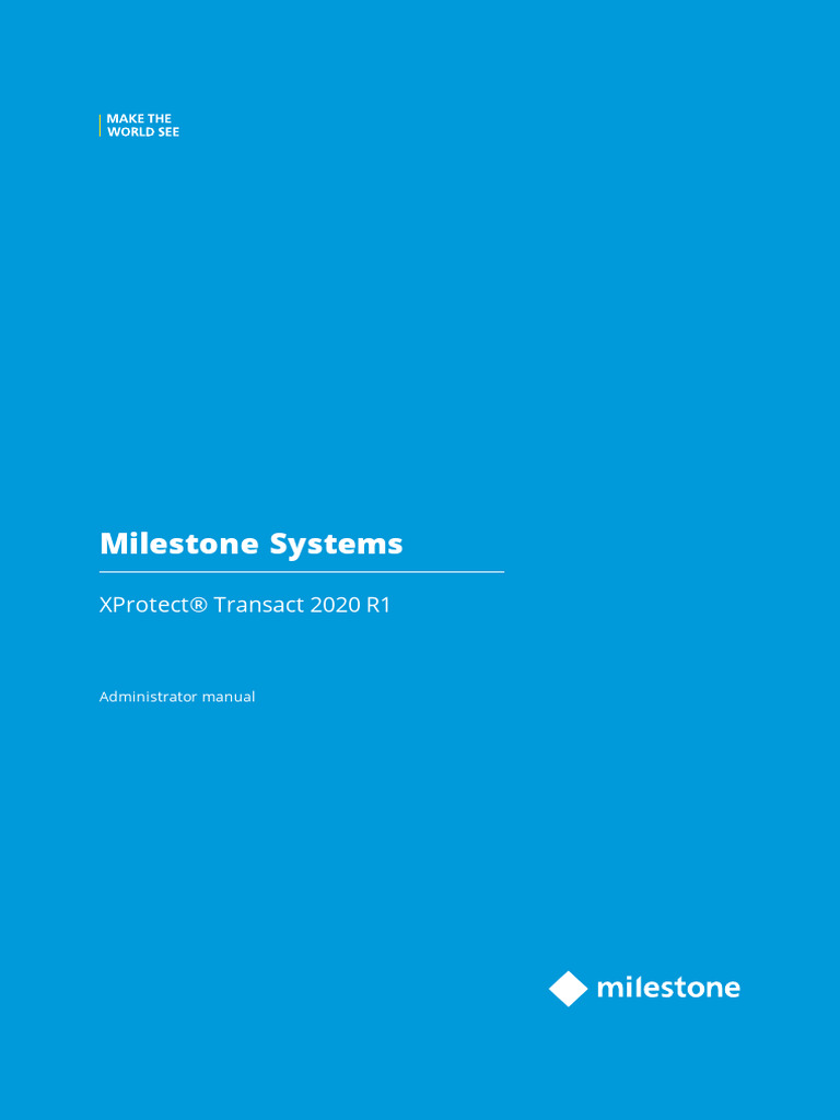 Milestone XProtect Transact Administrator ManualS | PDF | Port ...