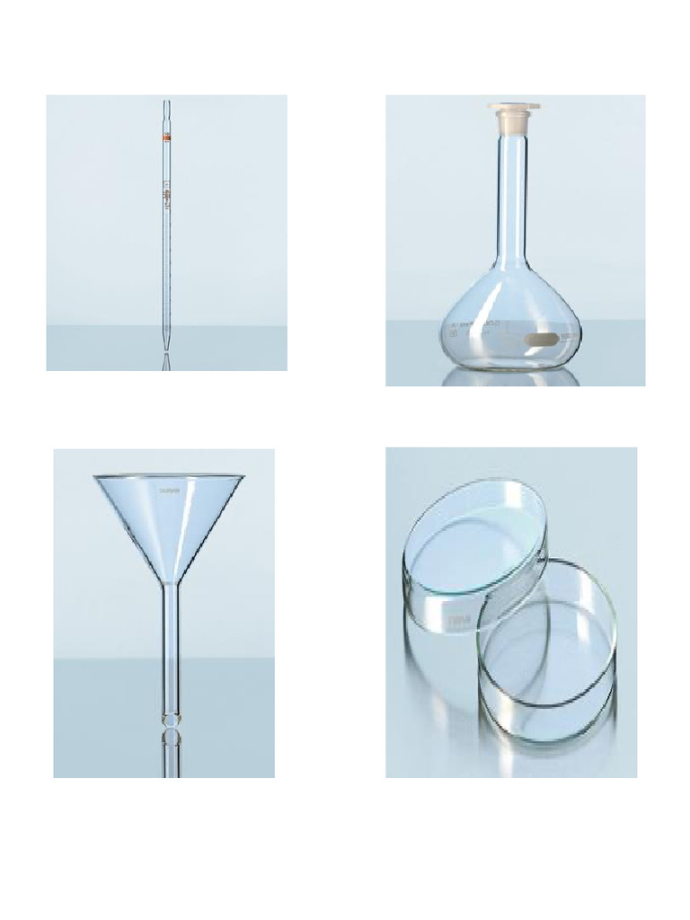 3) Glassware - Pics | PDF