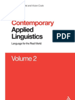Download Contemporary Applied Linguistics v2 by bulletfly SN73505219 doc pdf