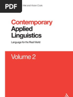 Download Contemporary Applied Linguistics v2 by bulletfly SN73505219 doc pdf