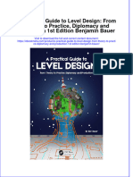 Download full ebook of A Practical Guide To Level Design From Theory To Practice Diplomacy And Production 1St Edition Benjamin Bauer online pdf all chapter docx 