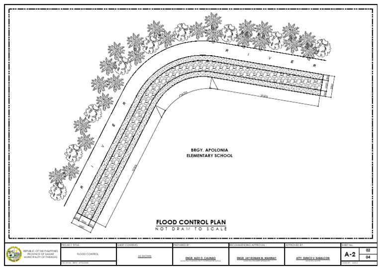 Flood Control Plan for Brgy. Apolonia | PDF