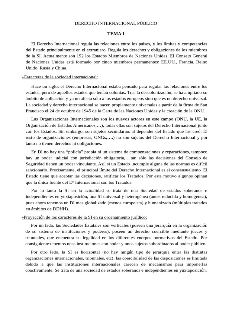 Derecho internacional p blico 1 6 descargar gratis pdf tratado
