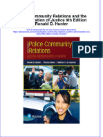 Download ebook Police Community Relations And The Administration Of Justice 9Th Edition Ronald D Hunter online pdf all chapter docx epub 