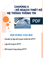 Chuong 5 - Xay Dung Ke Hoach Thiet Ke He Thong Thong Tin