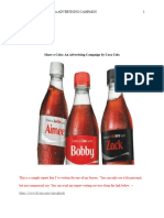 Share A Coke An Advertising Campaign by
