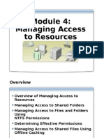 Module 4 - Managing Access To Resources