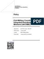 Civil-Military Coordination in UN Integrated Peacekeeping Missions (UN-CIMIC)