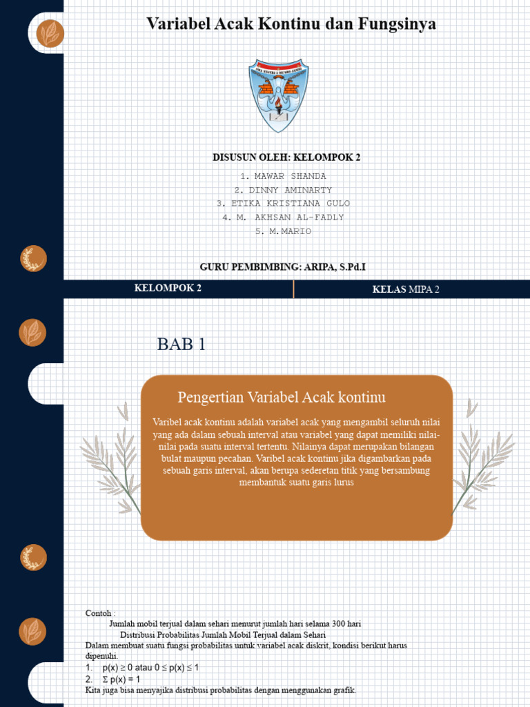 Variabel Acak Kontinu dan Probabilitas | PDF