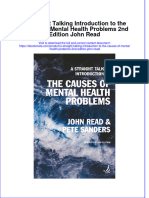 Full Ebook of A Straight Talking Introduction To The Causes of Mental Health Problems 2Nd Edition John Read Online PDF All Chapter