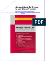 Full Ebook of A Straightforward Guide To Divorce and The Law Sharon Freeman Online PDF All Chapter