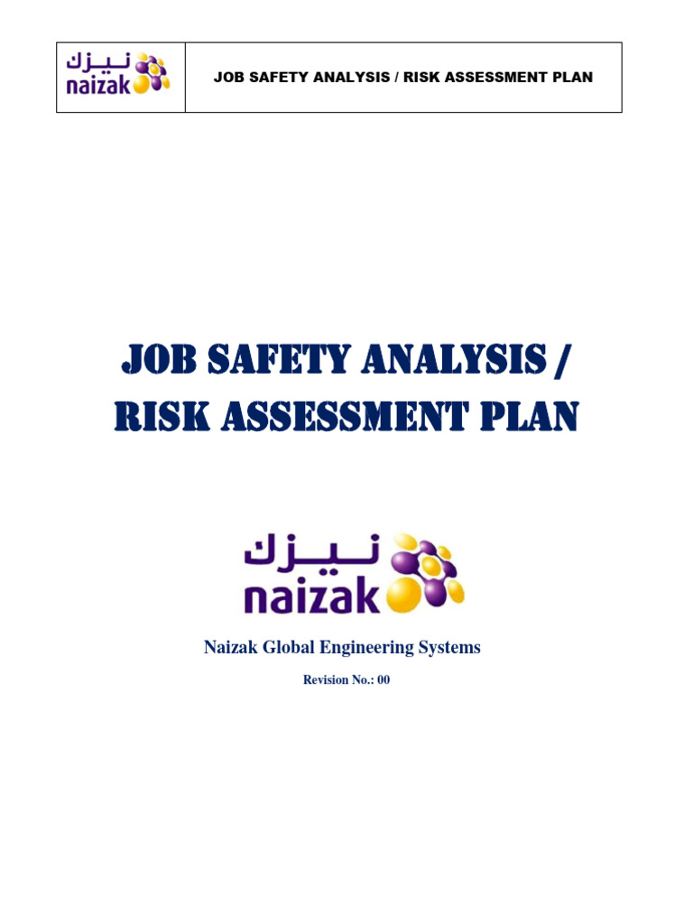 1.8 RISK ASSESSMENT PLAN | PDF | Risk Assessment | Hazards
