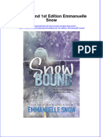 Snowbound 1St Edition Emmanuelle Snow Online Ebook Texxtbook Full Chapter PDF