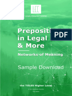 Sample Download Higher Prepositions in Legal Use