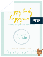Guía de sueño - Happy baby Happy mom master guide 5-11 months