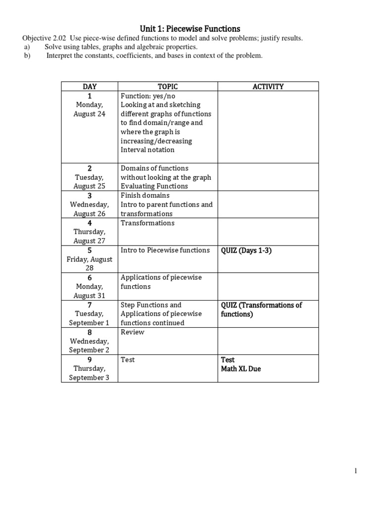 Understanding Piecewise Functions | PDF | Function (Mathematics ...
