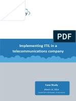 Case Study Implementing ITIL in A Telecommunications Company 20000academy EN1