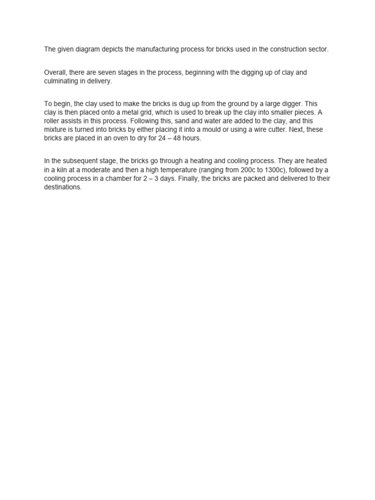 TASK 1 Brick Manufacturing | PDF