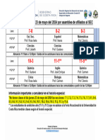 Horario Especial Jueves 23 de Mayo Del 2024 Por Asamblea de Afiliados Al SEC Version 2