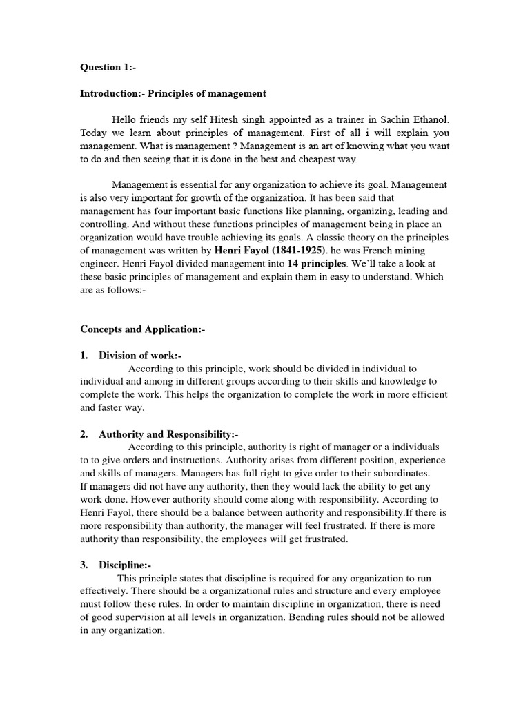 Management Theory and Practice Assignment | PDF | Cost Of Living | Science