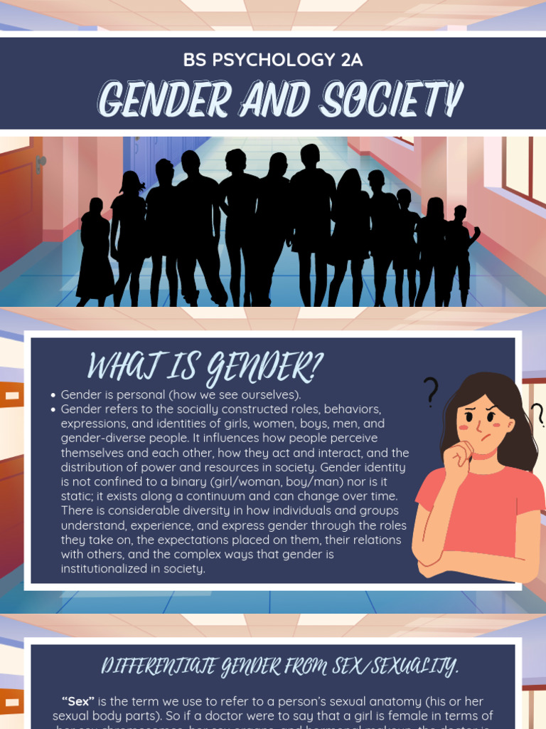 Understanding Gender and Society Dynamics | PDF | Gender | Gender Studies