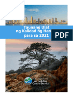 2021 Annual Air Quality Report - Tagalog