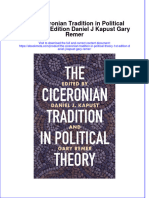 The Ciceronian Tradition in Political Theory 1St Edition Daniel J Kapust Gary Remer Online Ebook Texxtbook Full Chapter PDF