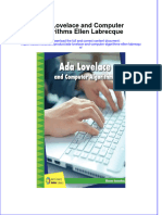 Full Ebook of Ada Lovelace and Computer Algorithms Ellen Labrecque Online PDF All Chapter