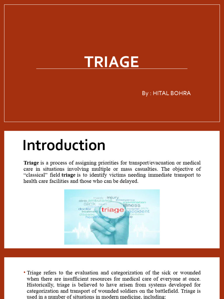 Triage: Principles and Practices | PDF | Emergency Department | Health Care