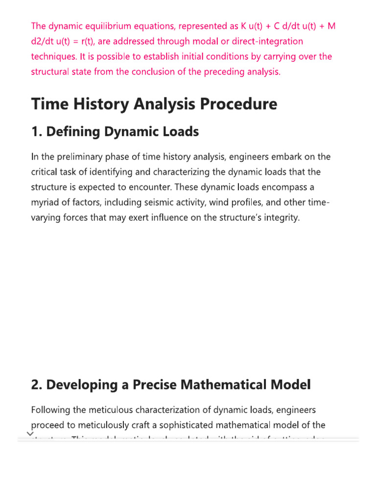 Time History Analisys 2 | PDF