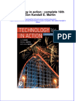 Technology in Action Complete 16Th Edition Kendall E Martin Online Ebook Texxtbook Full Chapter PDF