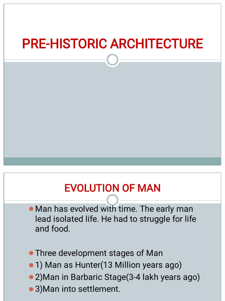 Prehistoric Architecture Overview | PDF