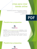 Plataformas para Crear Tienda Online