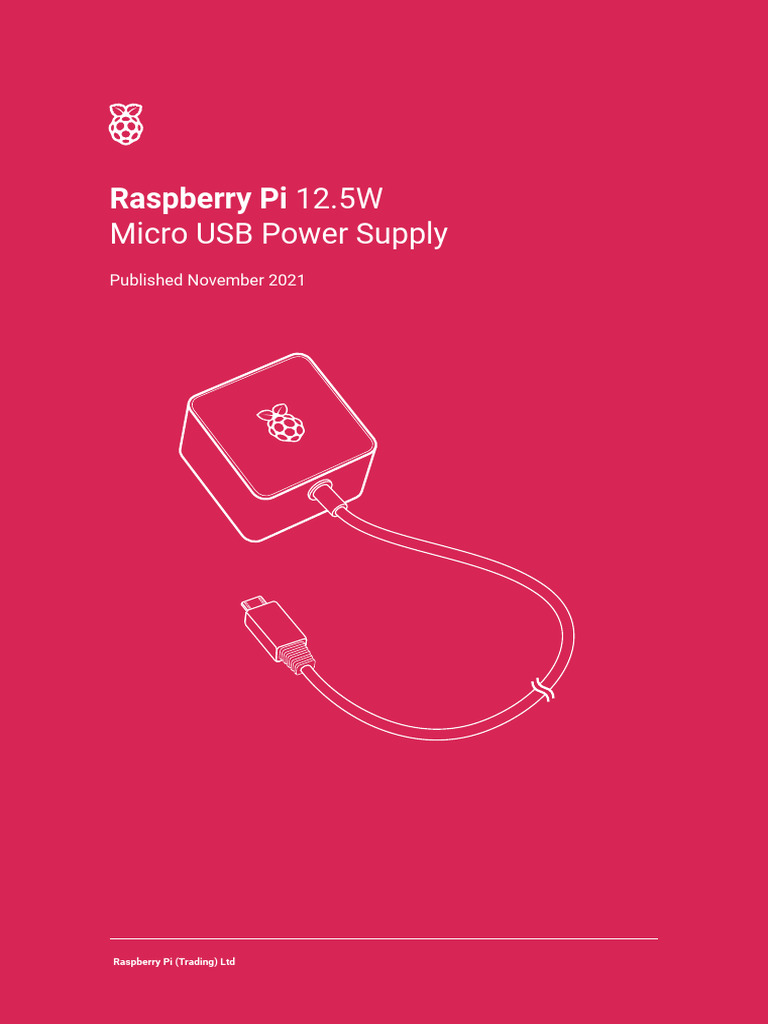 Raspberry Pi 12.5W Power Supply Guide | PDF | Power Supply | Electrical ...