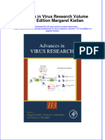 Full Ebook of Advances in Virus Research Volume 113 1St Edition Margaret Kielian Online PDF All Chapter