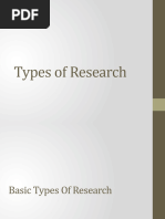 Types of Research