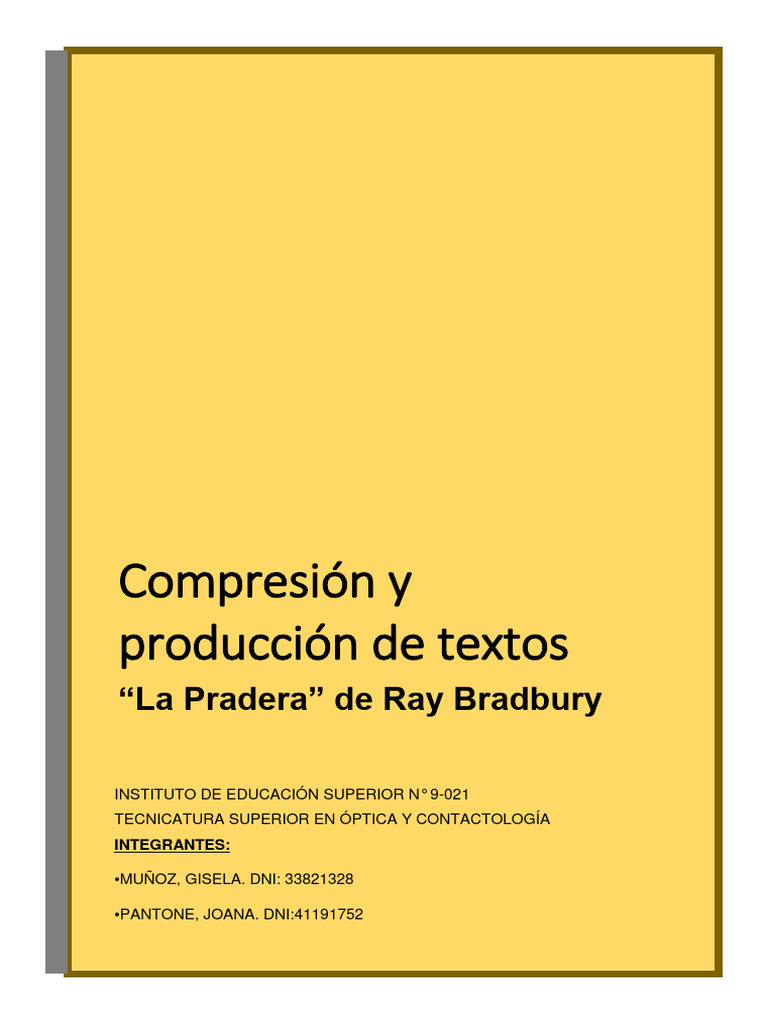comprensi-n-y-producci-n-de-textos-pdf-ray-bradbury